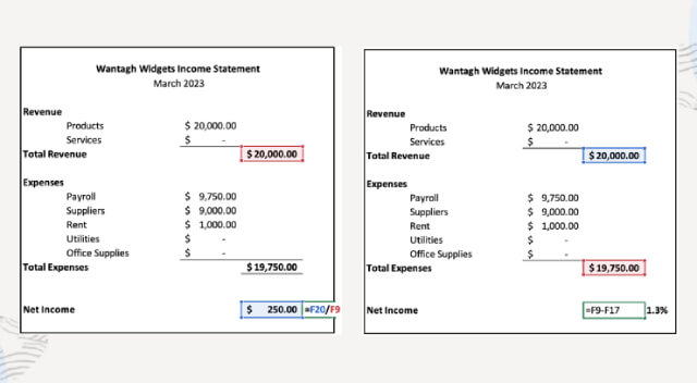 info excel accounting
