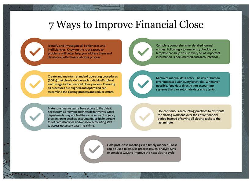 7 Ways to Improve Financial Close