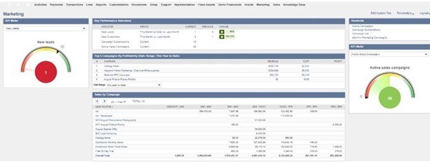 crm dashboard