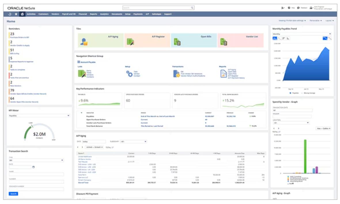 invoice processing dashboard