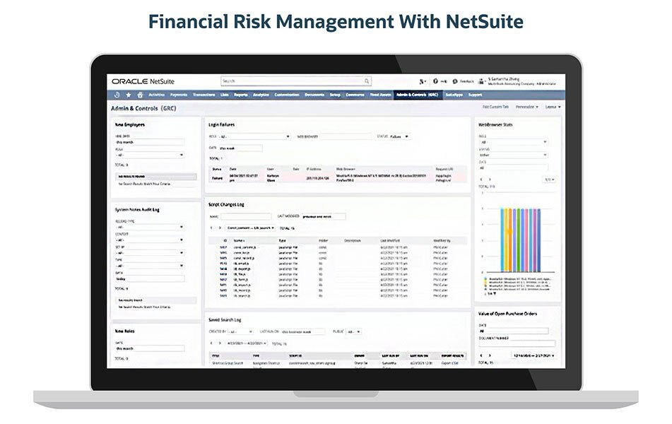 financial risk management with netsuite