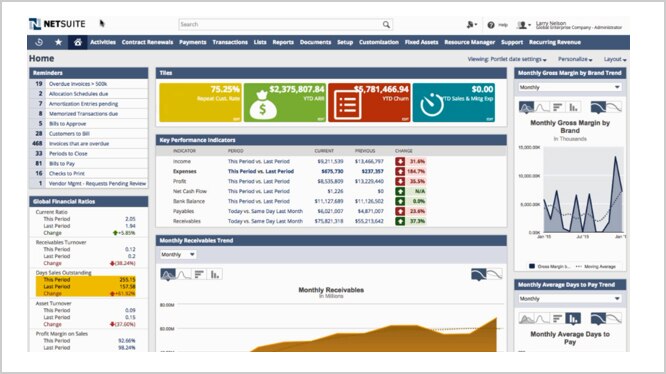 SuiteAnalytics screenshot