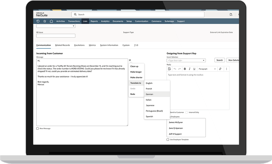 Translations Dashboard