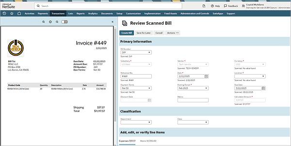 Invoice Capture