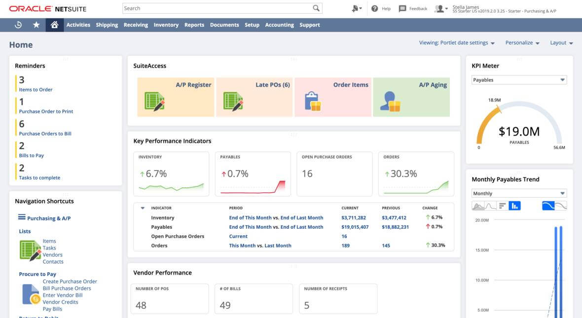 infographic purchasing and ap dashboard